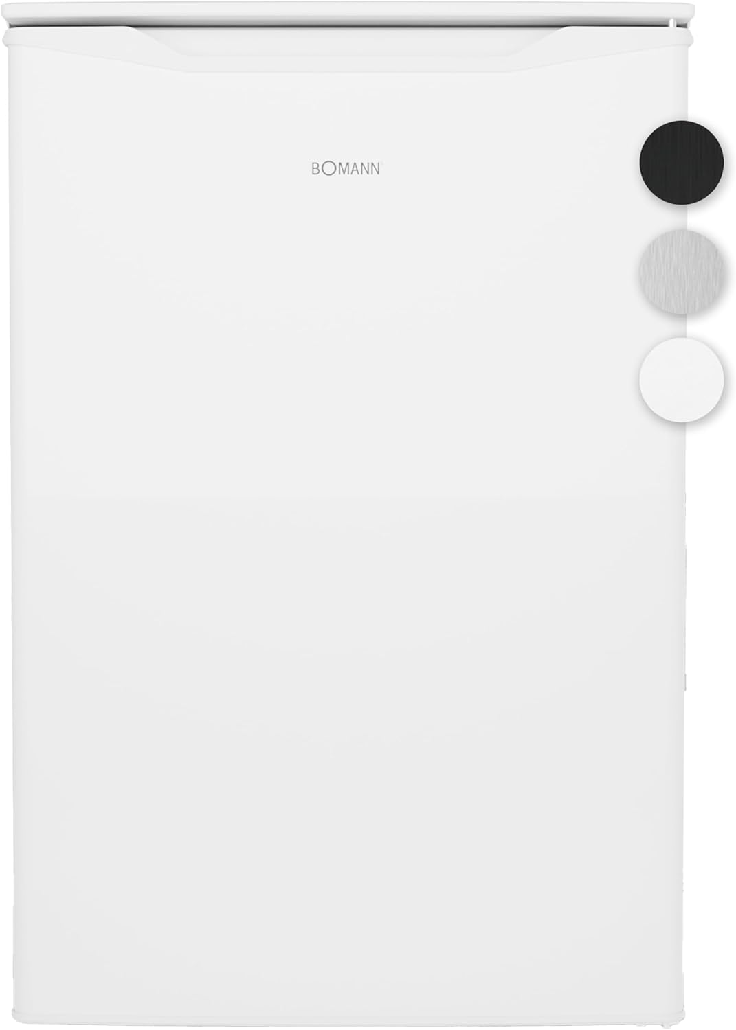 Bomann Gefrierschrank 87L | Gefrierschrank klein mit Temperaturbereich ≤ -18°C | 3 Schubladen | Tiefkühlschrank mit wechselbarem Türanschlag | Freezer Tiefkühlschrank klein GS 7253 weiß