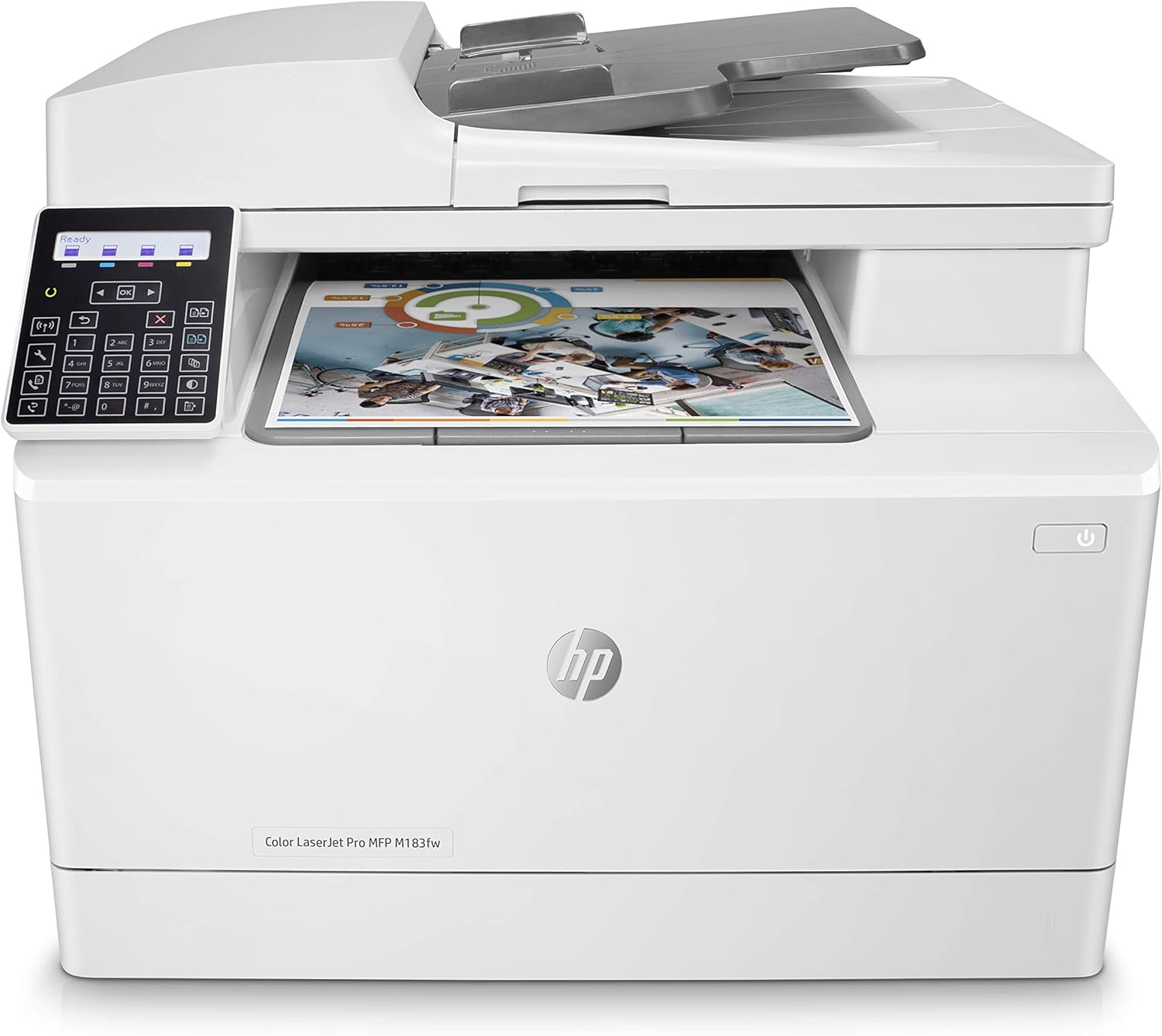 HP Color LaserJet Pro MFP 3302fdwg Multifunktions-Farblaserdrucker, Fax, Automatischer beidseitiger Druck, Touchscreen, Wi-Fi, Ethernet, USB, HP Wolf Pro Security