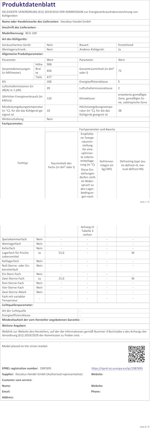 Merax Kühlschrank mit Gefrierfach, Kühl-Gefrierkombination, klein Kühlschrank mit 51L und Gefrierschrank 21L, Leise, LED, Glasablagen, Gemüsefach, Türablagen, für Küche, Wohnzimmer, Büro, Schwarz