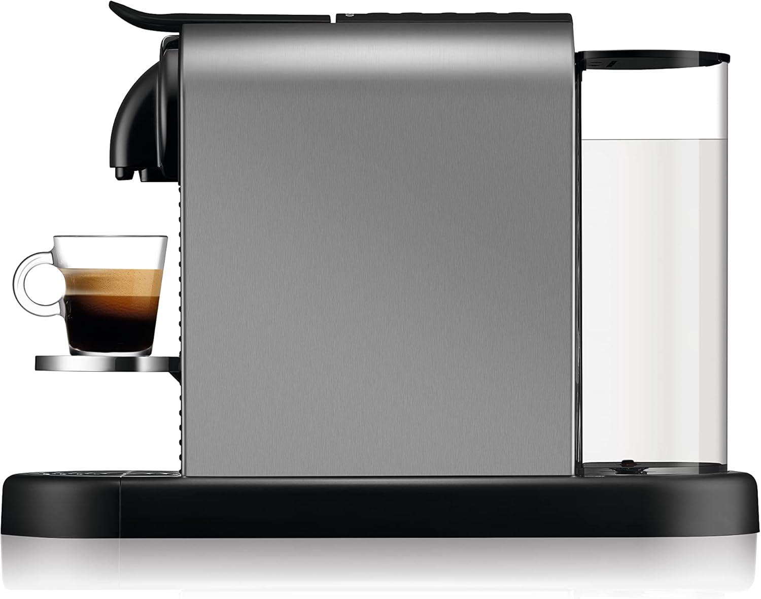 Nespresso De'Longhi EN267.BAE Citiz Kaffeemaschine mit Milchaufschäumer, Energiesparfunktion, 1710W, 1 Liter, 37.2 x 21.8 x 27.7 cm, Schwarz