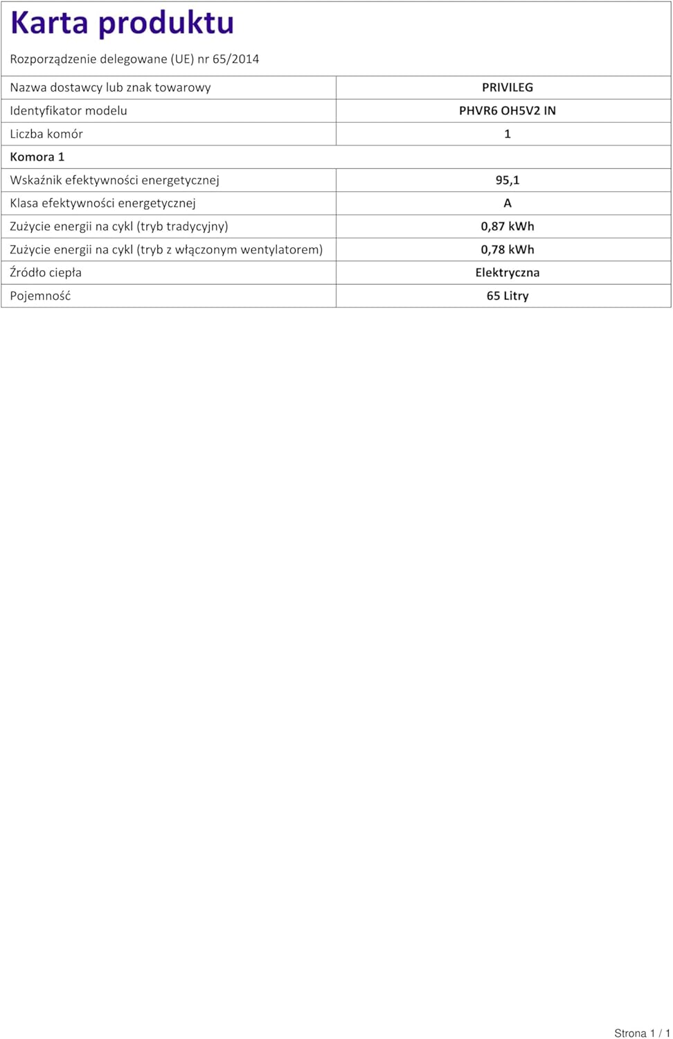Privileg SET PV510 IN Herd-Kochfeld-Kombination / Umluftherd mit 5 Funktionen / Hydrolyse-Reinigungsfunktion / A / Glaskeramik-Kochfeld / 60cm