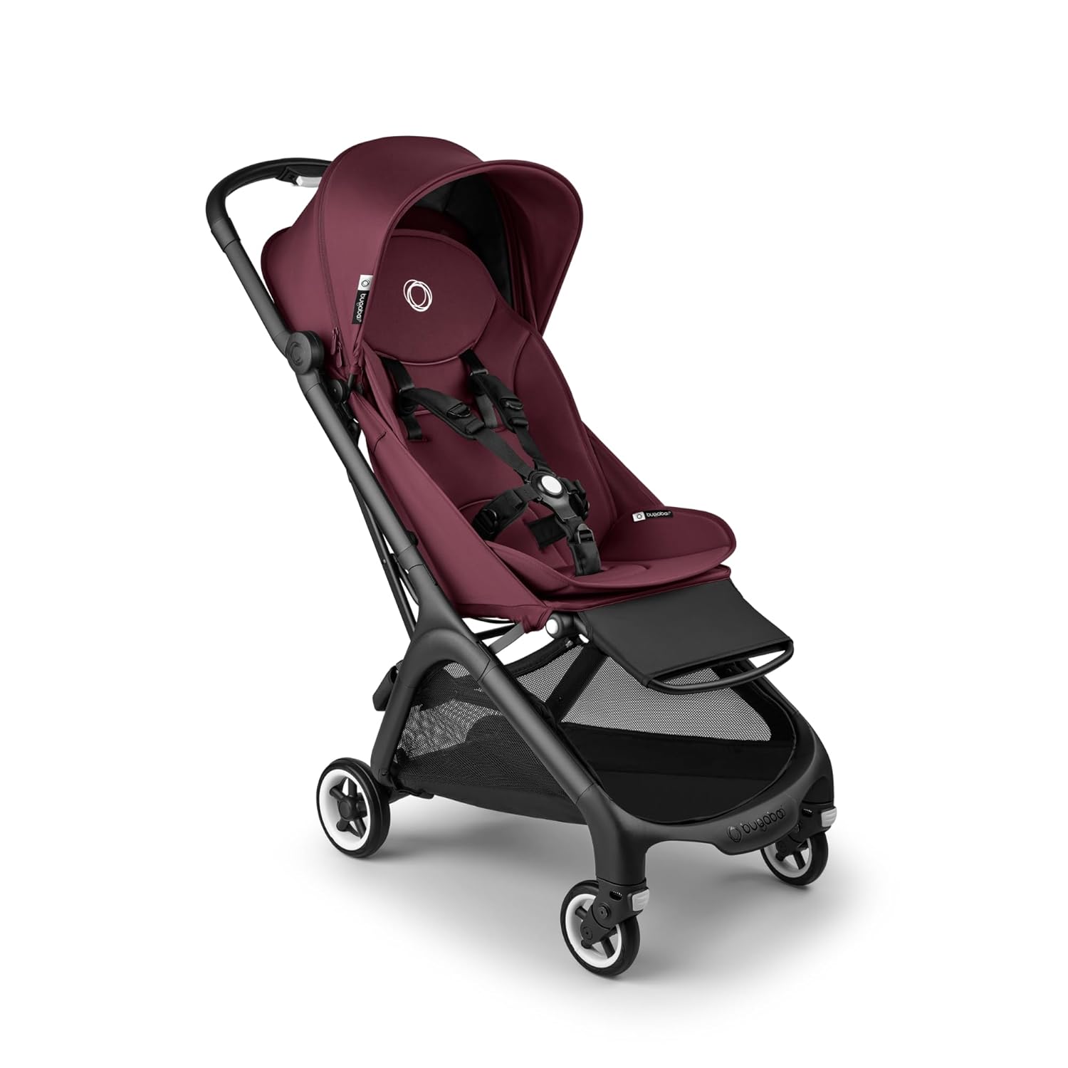 Bugaboo Butterfly ultrakompakter Reise-Kinderwagen, klein & leicht, einhändig faltbar und einfach zu lenken, ergonomischer City-Buggy für Babys ab 6 Monaten, mit viel Stauraum, Stormy Blue