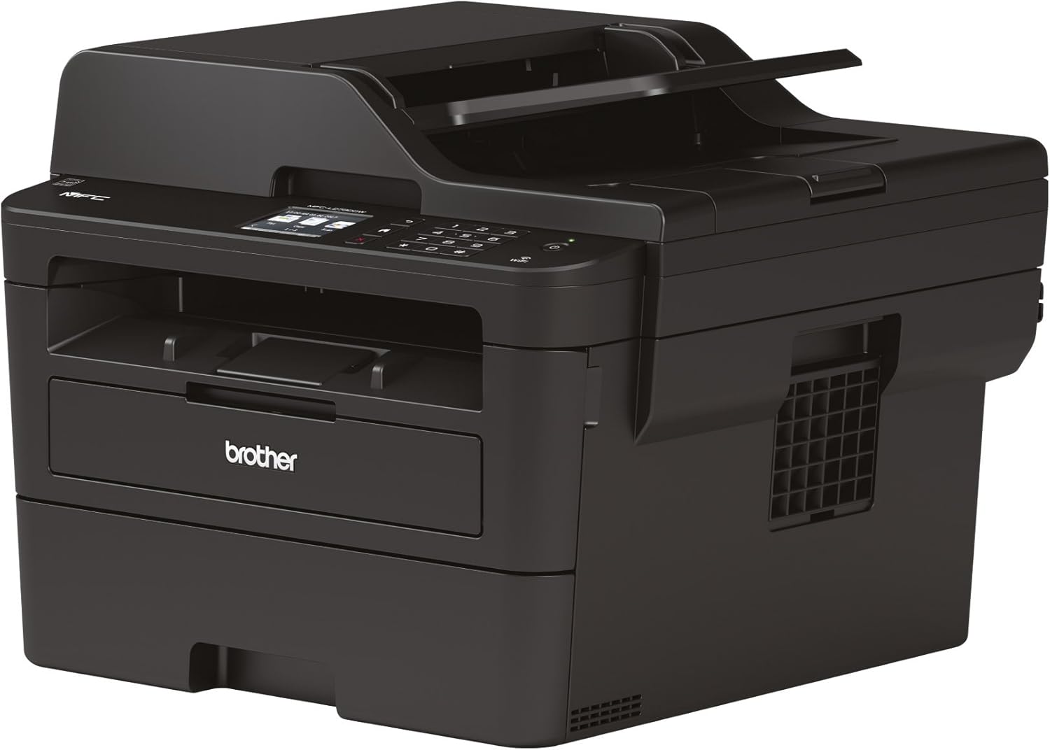 Brother MFC-L2835DW | 4-in-1-Multifunktionsdrucker (Drucken/Scan/Kopieren/Faxen) Laserdrucker Monochrom – WLAN & Ethernet – Dokumentenzuführung (ADF) für 50 Blatt – Druckgeschwindigkeit von 32 Seiten