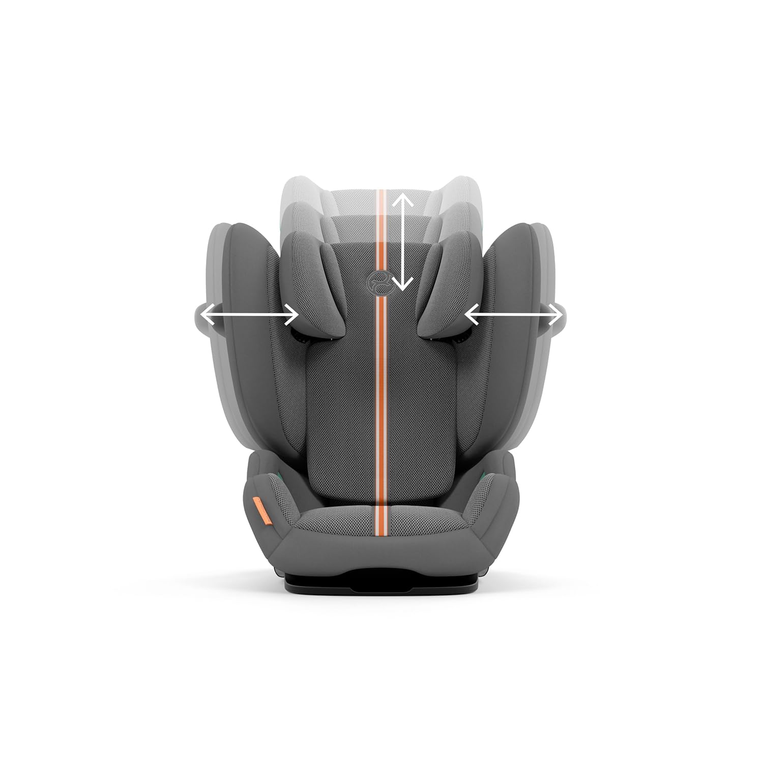 CYBEX Gold Kinder-Autositz Solution G i-Fix, Für Autos mit und ohne ISOFIX, Ab ca. 3 bis 12 Jahre (100 - 150 cm), Ab ca. 15 bis 50 kg, Lava Grey