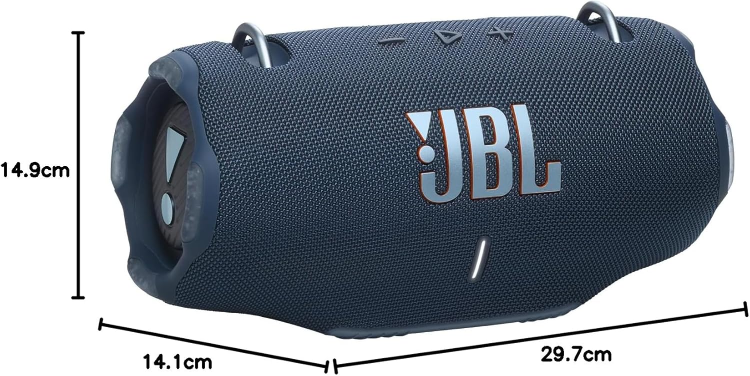 JBL Xtreme 4 Musikbox in Camouflage – Tragbare Bluetooth-Lautsprecher-Box mit tiefem Bass, KI-Sound-Boost und integrierter Powerbank – Wasserfest und staubfest – 24 Laufzeit