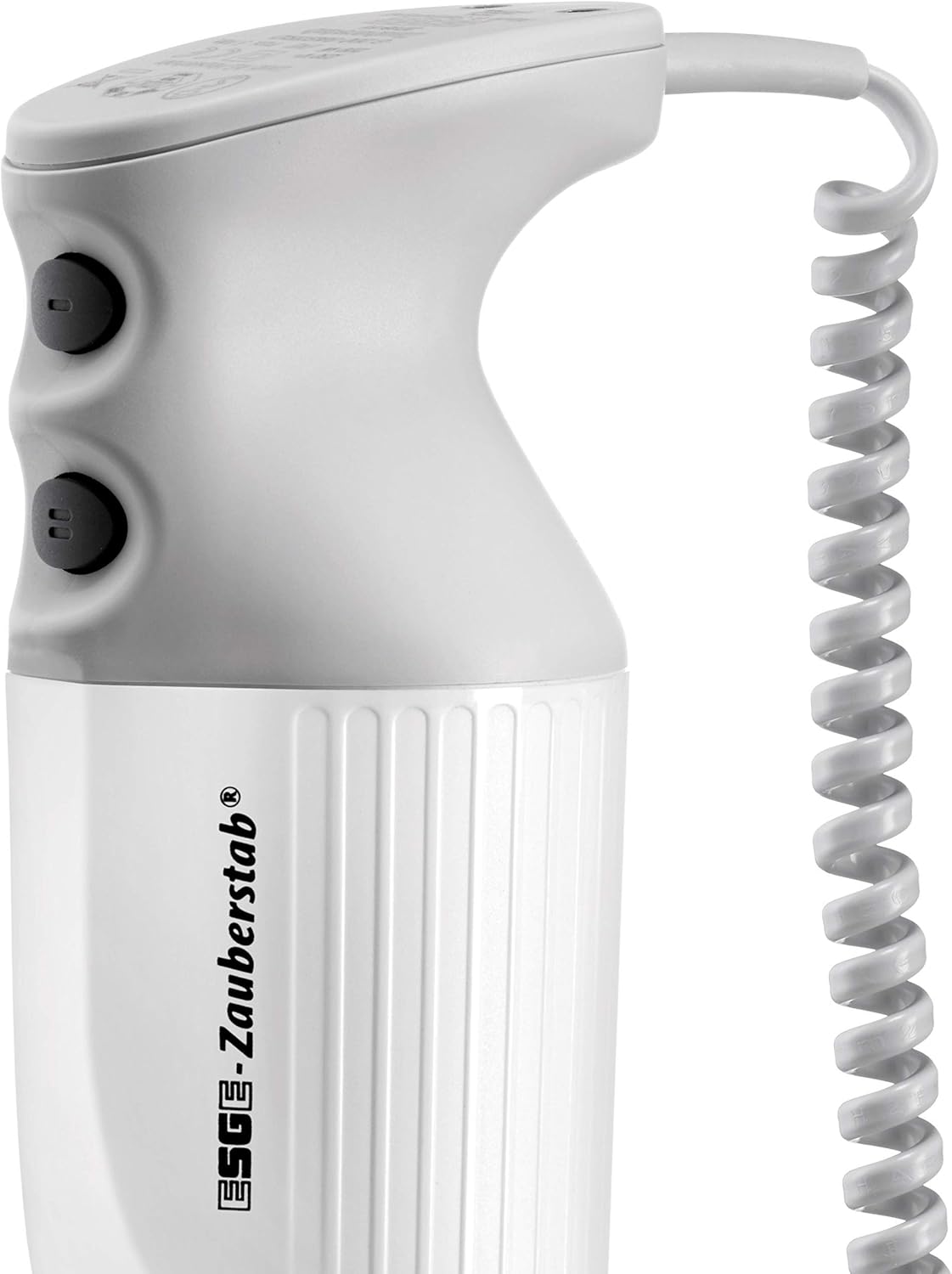 ESGE Zauberstab P 350 Profi, Stabmixer weiß inklusive Multifunktionsmesser, bis zu 22.000 U/min, 90880, weiß/grau