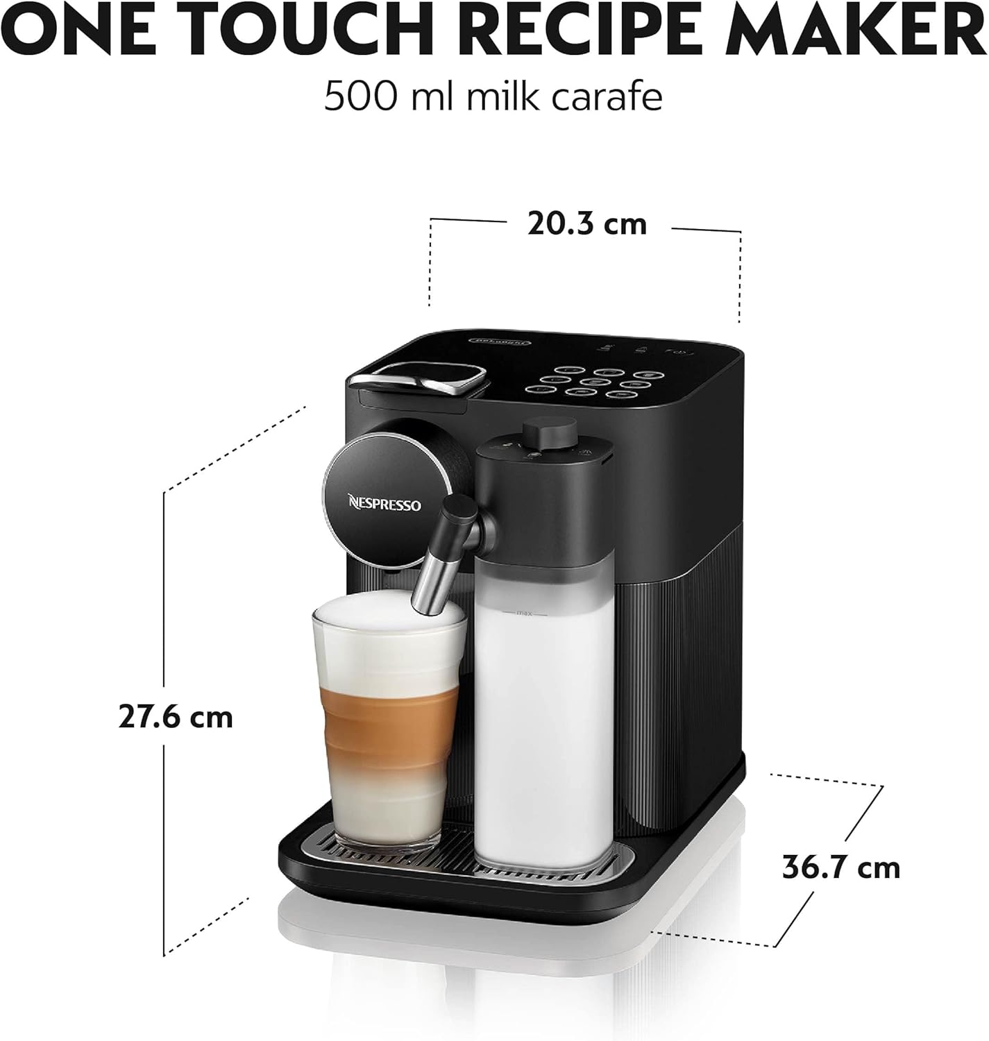 De'Longhi Nespresso Lattissima Touch Animation EN 560.S Kaffeemaschine