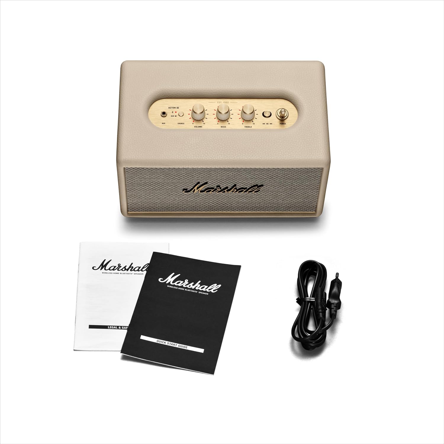 Marshall Acton III Bluetooth-Lautsprecher – Schwarz