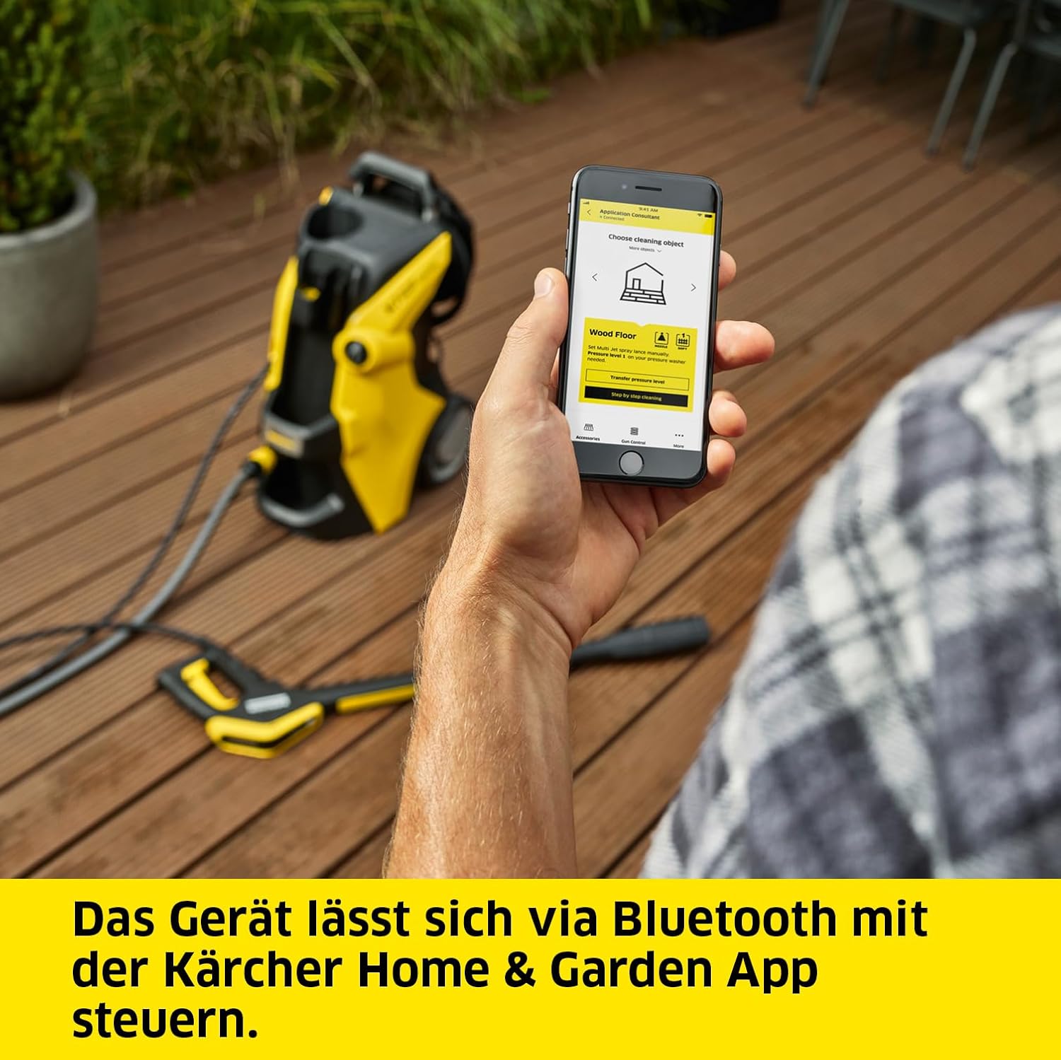 Kärcher Hochdruckreiniger K 7 Premium Power Home, Druck: 180 bar, Durchfluss: 600 l/h, Flächenleistung: 60 m²/h, Leistung: 3.000 W, Schlauchtrommel, mit Pistole, Dreckfräser, Strahlrohr