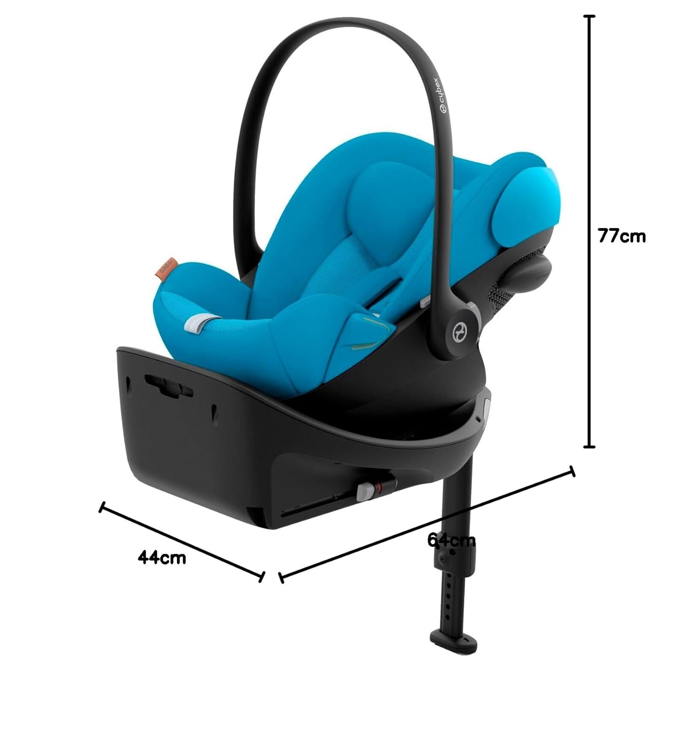 CYBEX Gold ISOFIX Basis, Base G, Für Babyschale Cloud G i-Size und Auto-Kindersitz Sirona G i-Size, Schwarz