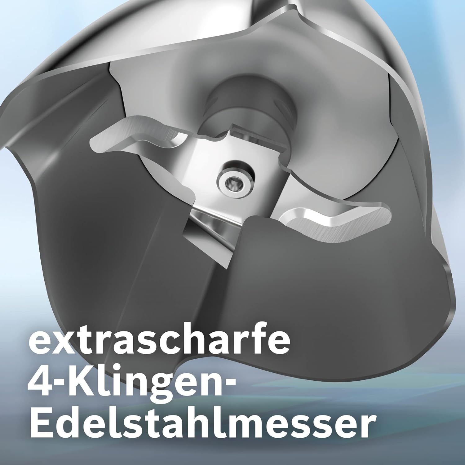 Bosch Stabmixer ErgoMaster Serie 6 MSM6M673, 10 Jahre Motorgarantie, Edelstahl-Klingen, verschleifreie Keramik-Kupplung, Luftkühlung, Zerkleinerer, Kartoffelstampfer, Schneebesen, 1000 W