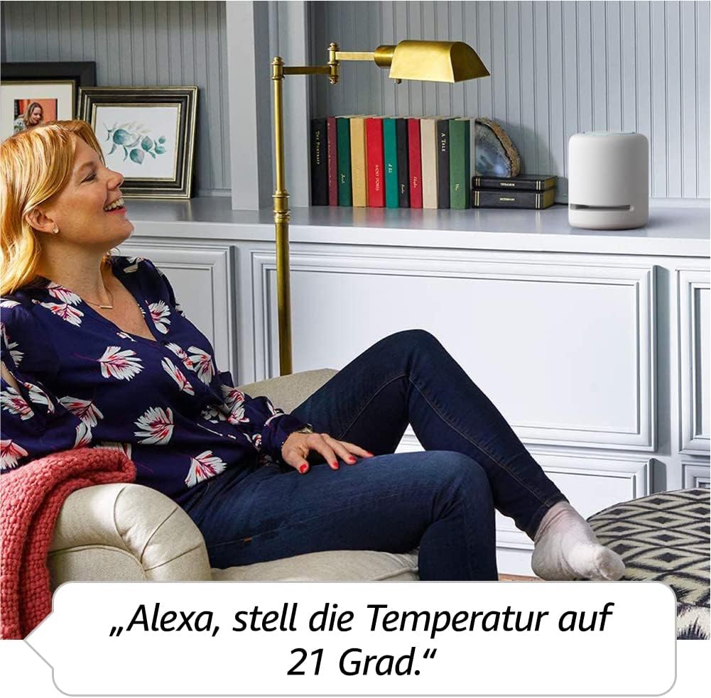 Echo Studio (Neueste Generation) | Der beste Klang, den unsere smarten WLAN- und Bluetooth-Lautsprecher je geboten haben – mit Dolby Atmos, 3D-Audio, Smart-Home-Hub und Alexa | Weiß