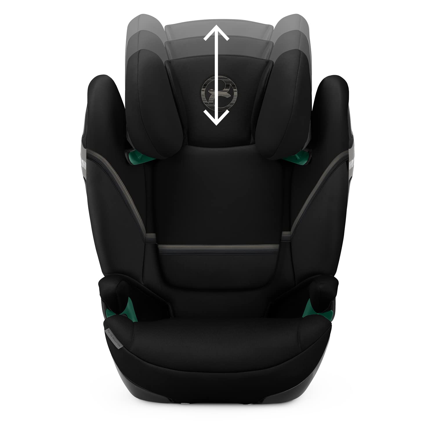 CYBEX Gold Kindersitz Solution S2 i-Fix, Für Autos mit und ohne ISOFIX, 100 - 150 cm, Ab ca. 3 bis 12 Jahre (15 - 50 kg), Lava Grey