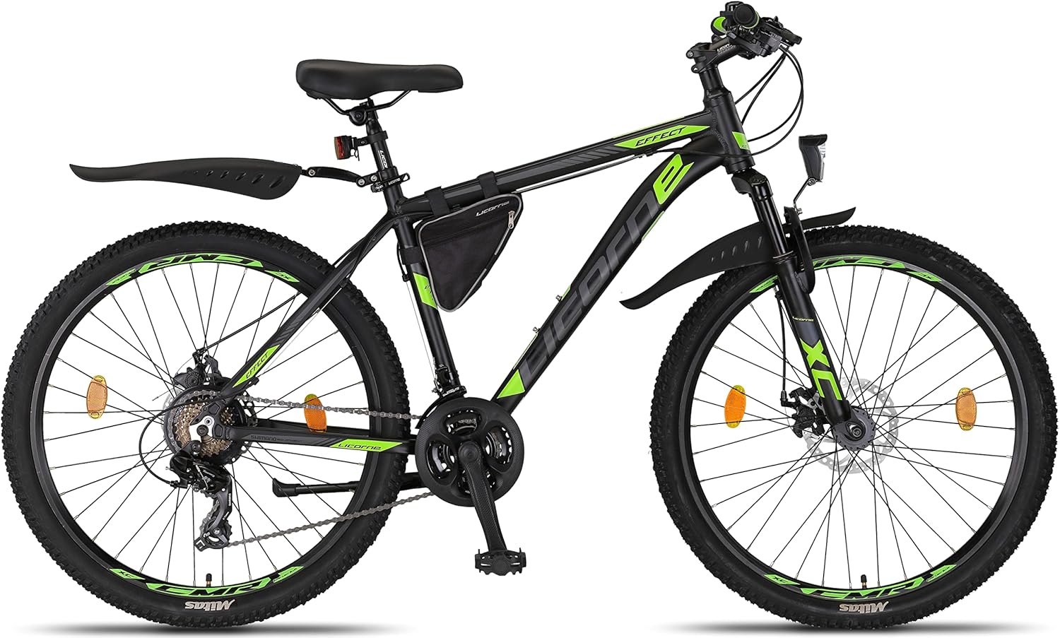 Licorne Bike Effect Premium Mountainbike Aluminium Discbremse Jungen Mädchen 21 Gang