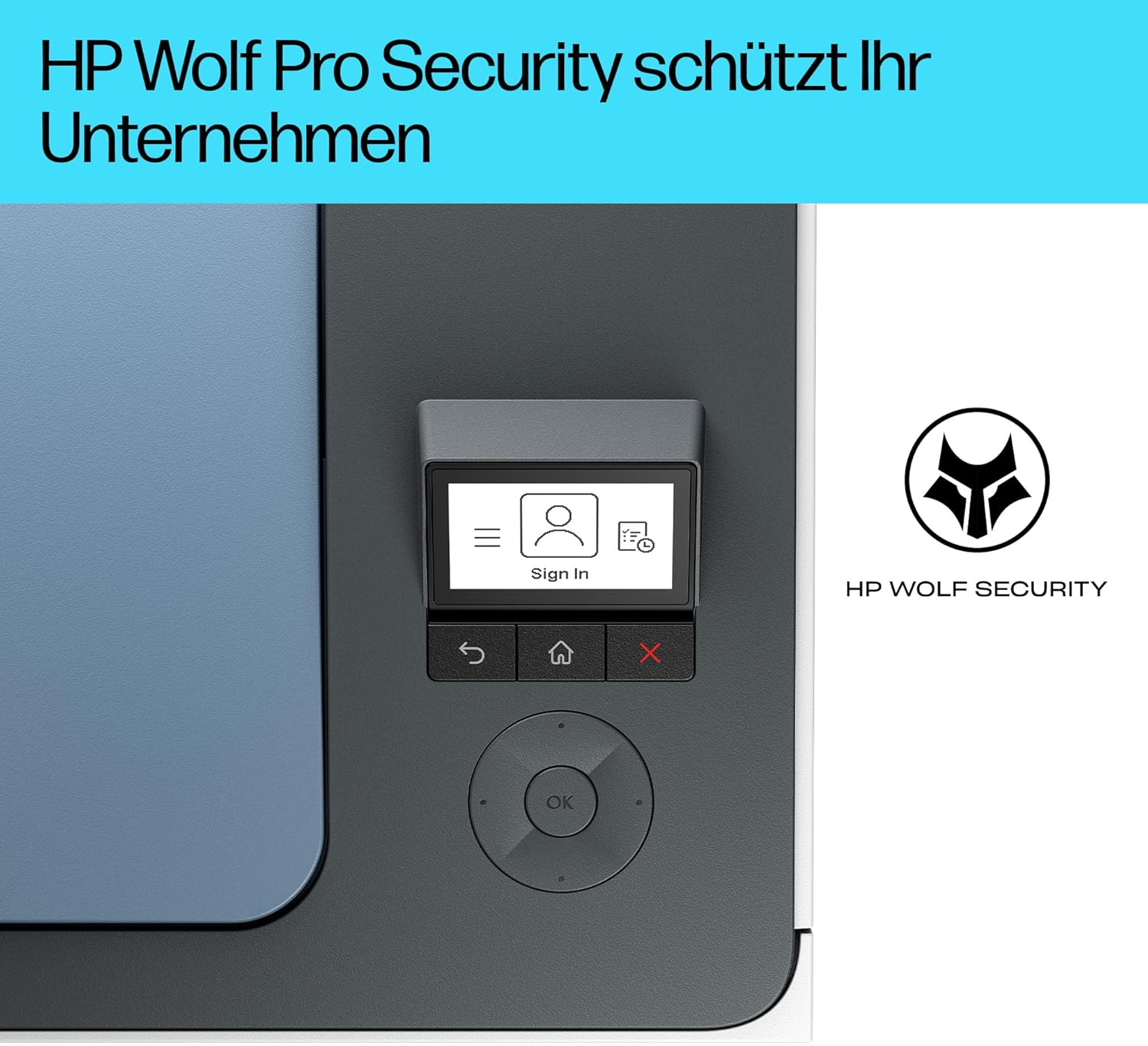 HP Color LaserJet Pro MFP 3302fdwg Multifunktions-Farblaserdrucker, Fax, Automatischer beidseitiger Druck, Touchscreen, Wi-Fi, Ethernet, USB, HP Wolf Pro Security