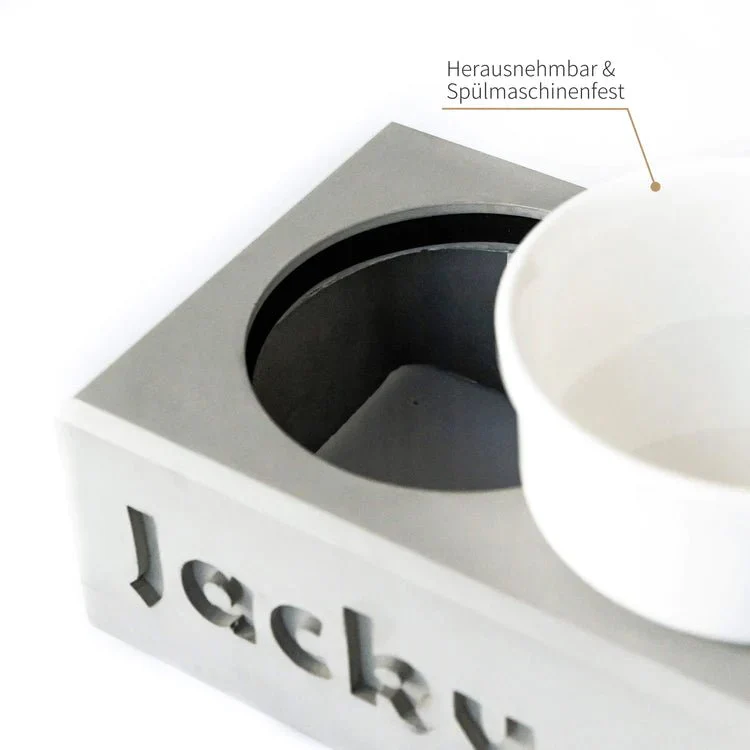 Futterstation Hund PATERA DUO Personalisiert