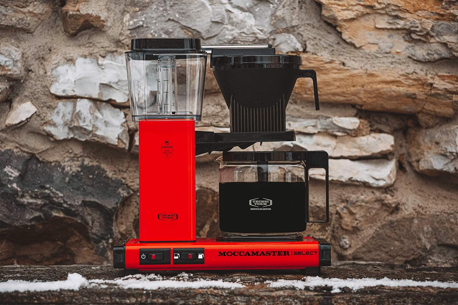 Moccamaster KBG Select, Kaffeemaschine, Retro Kaffeemaschine, Filterkaffee, Off-White, 1.25L