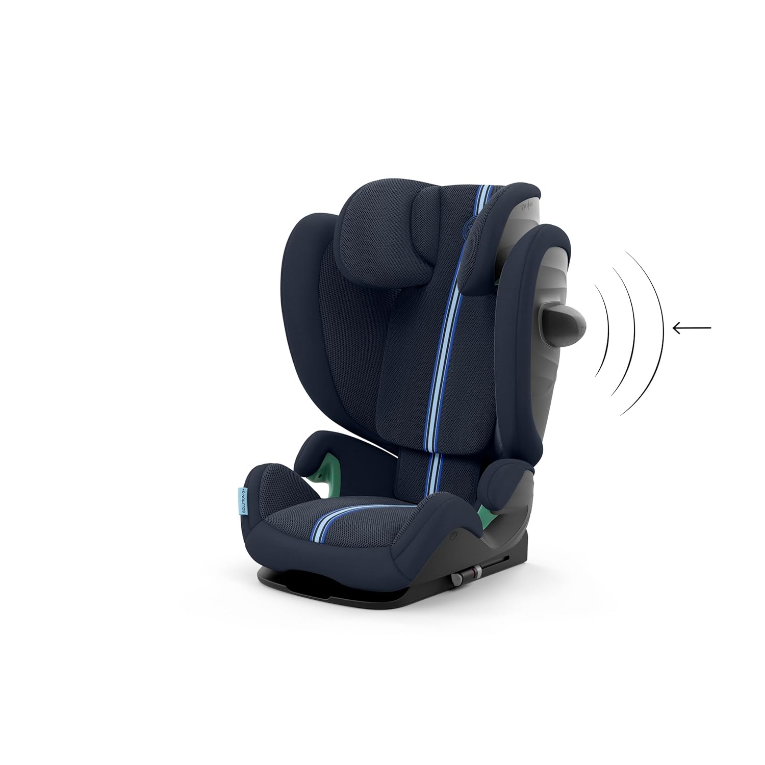 CYBEX Gold Kinder-Autositz Solution G i-Fix, Für Autos mit und ohne ISOFIX, Ab ca. 3 bis 12 Jahre (100 - 150 cm), Ab ca. 15 bis 50 kg, Lava Grey