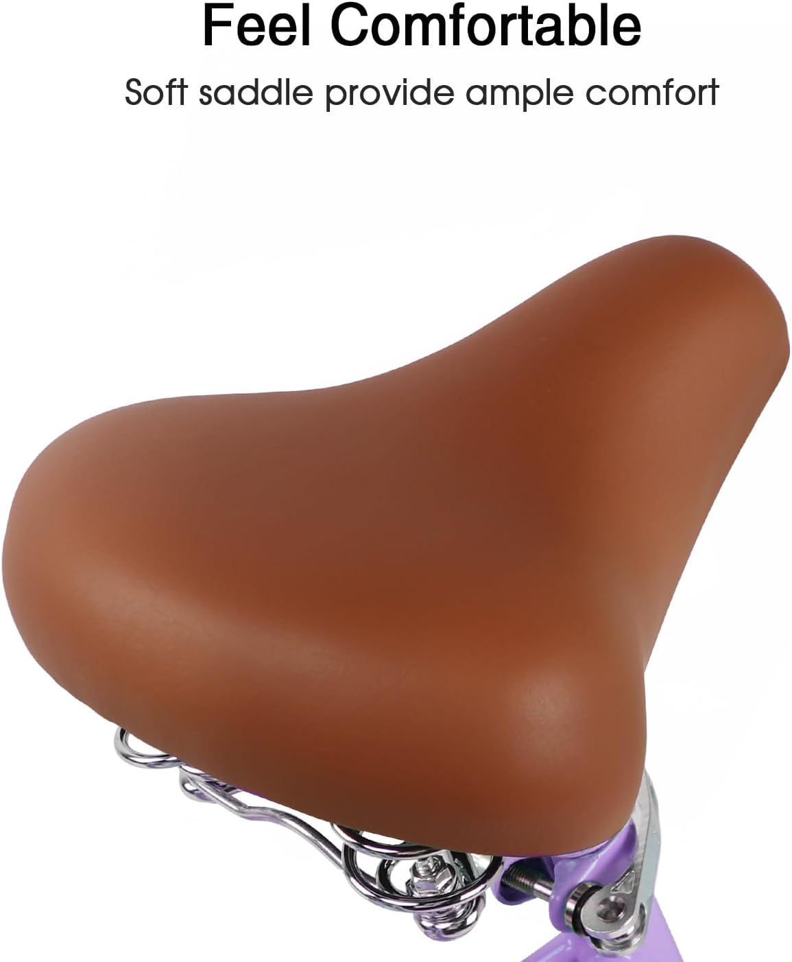 Glerc Missy 20 24 26 Zoll Mädchen City 6-Gang Hybrid Cruiser Fahrrad mit Weidenkorb für Jugend über 6-Jahre alt, mehrere Farben