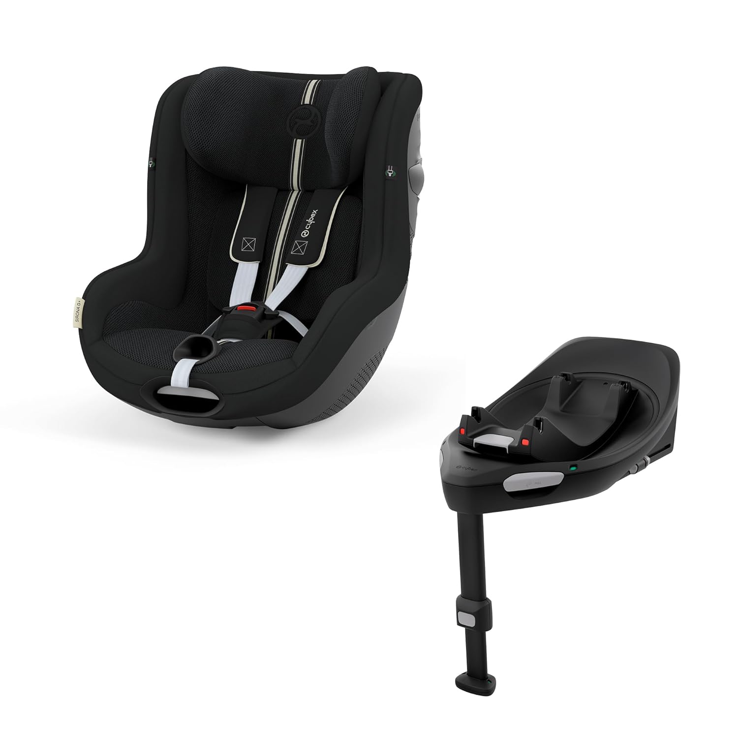 CYBEX Gold ISOFIX Basis, Base G, Für Babyschale Cloud G i-Size und Auto-Kindersitz Sirona G i-Size, Schwarz