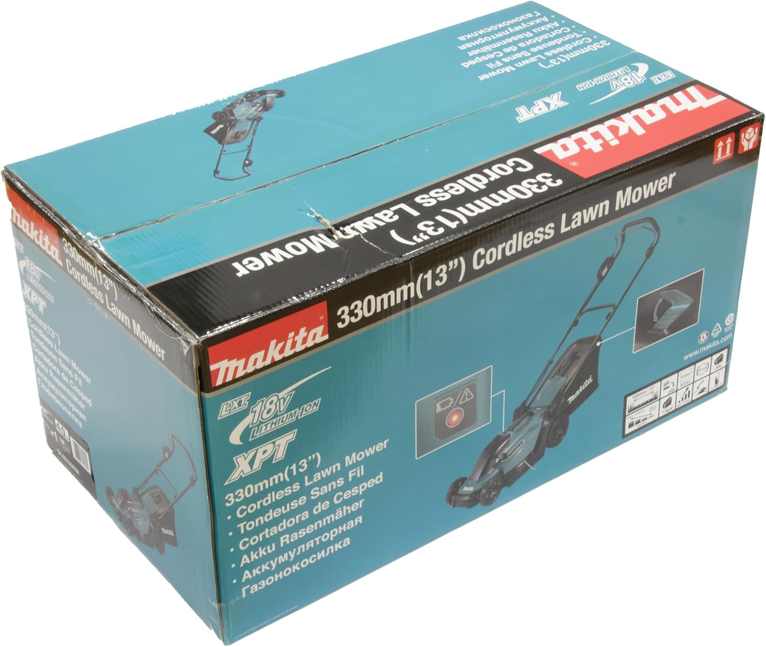 Makita DLM330Z Akku-Rasenmäher 18V (ohne Akku, ohne Ladegerät), Petrol