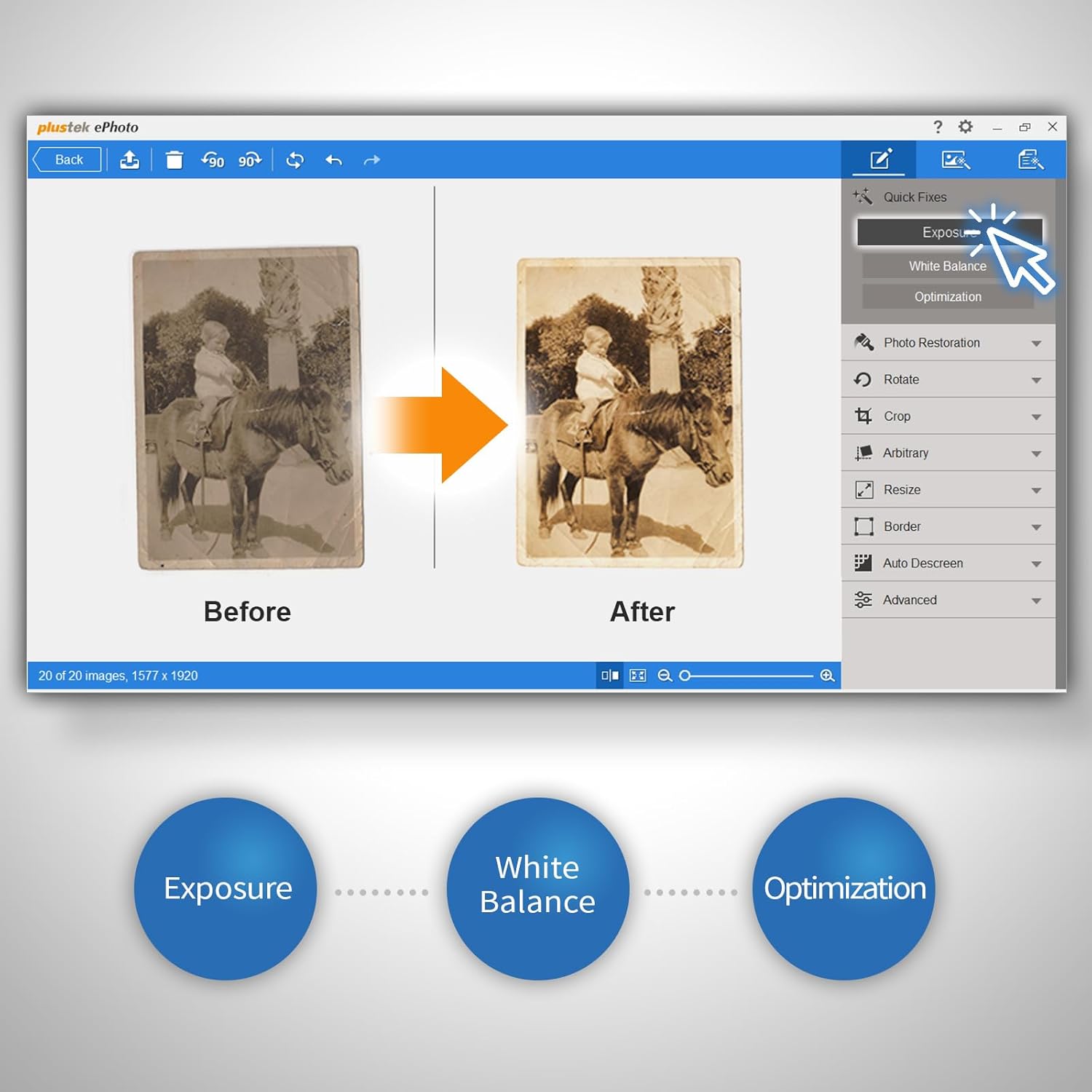 Plustek Foto-Scanner – ePhoto Z300 German Design Award 2018, scannt 4x6 Fotos in 2 s, automatische Ausrichtung und CCD-Sensor. Unterstützt Mac und PC.