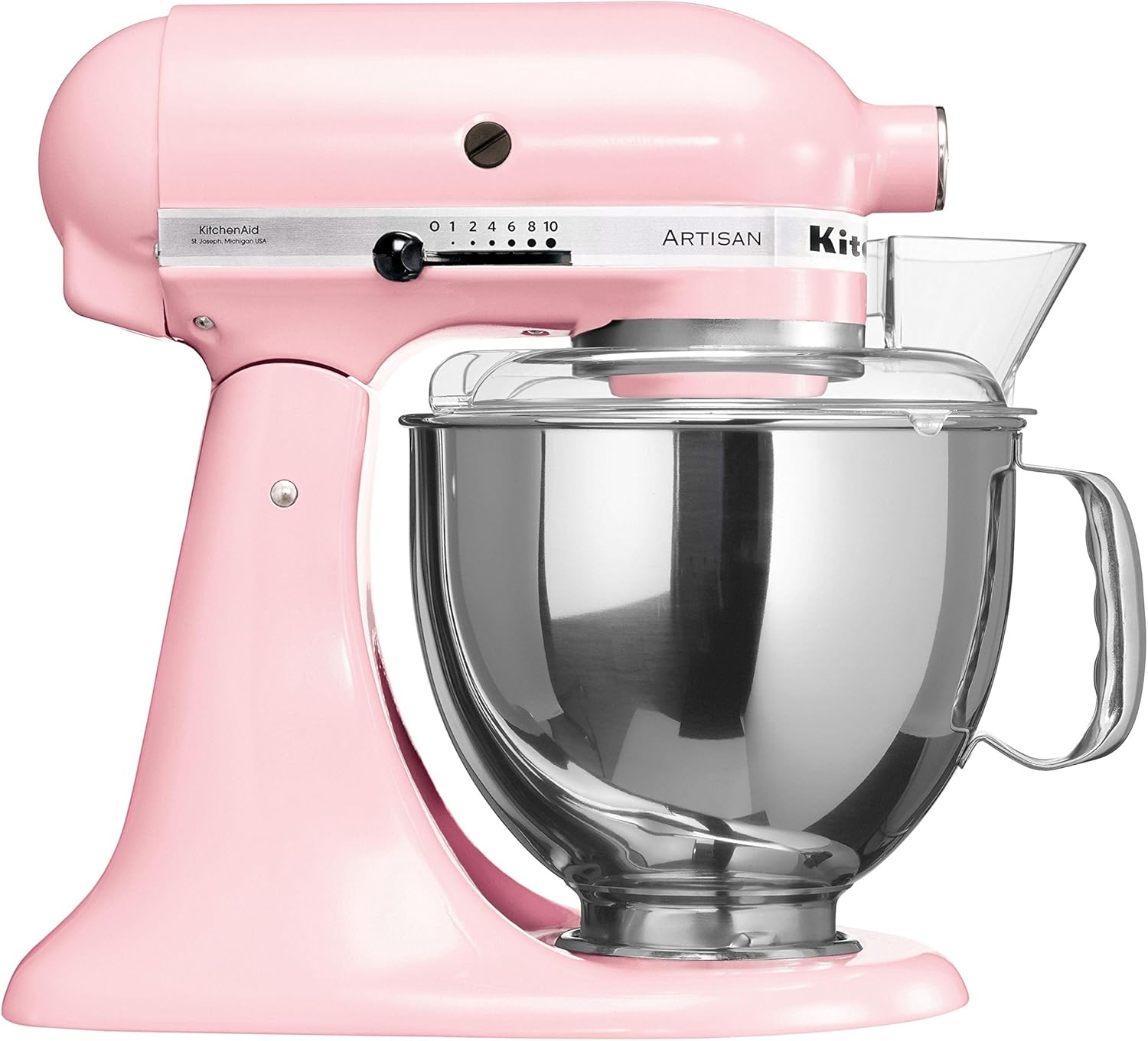 KitchenAid Küchenmaschine I Artisan I Kippbarem Food Processor I Teigknetmaschine mit 5 Zubehör | 2 Schüsseln aus Edelstahl | 4.8 L | Pistaccio