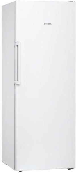 Siemens GS54NAWCV iQ500 Gefrierschrank, 176 x 70 cm, 327 L, noFrost nie wieder abtauen, bigBox Platz für großes Gefriergut, varioZone flexible Glas-und Schubladen, Weiß