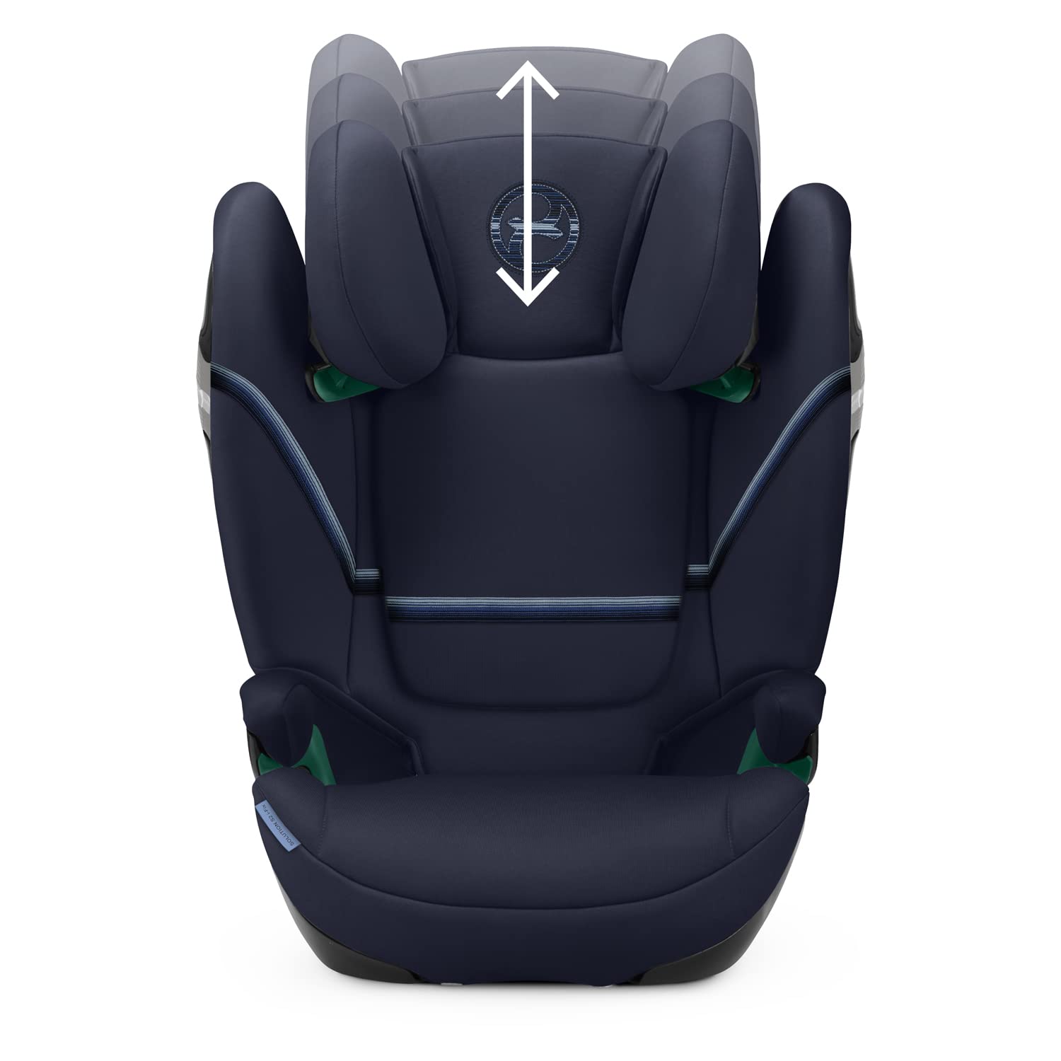 CYBEX Gold Kindersitz Solution S2 i-Fix, Für Autos mit und ohne ISOFIX, 100 - 150 cm, Ab ca. 3 bis 12 Jahre (15 - 50 kg), Lava Grey