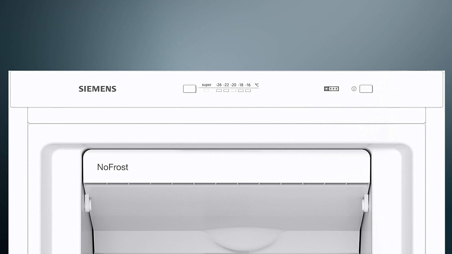 Siemens GS58NDWDP, iQ500 Freistehender Gefrierschrank, 191 x 70 cm, 366 L, noFrost, bigBox, LED-Innenbeleuchtung, superFreezing, varioZone für anpassbaren Gefrierraum, freshSense