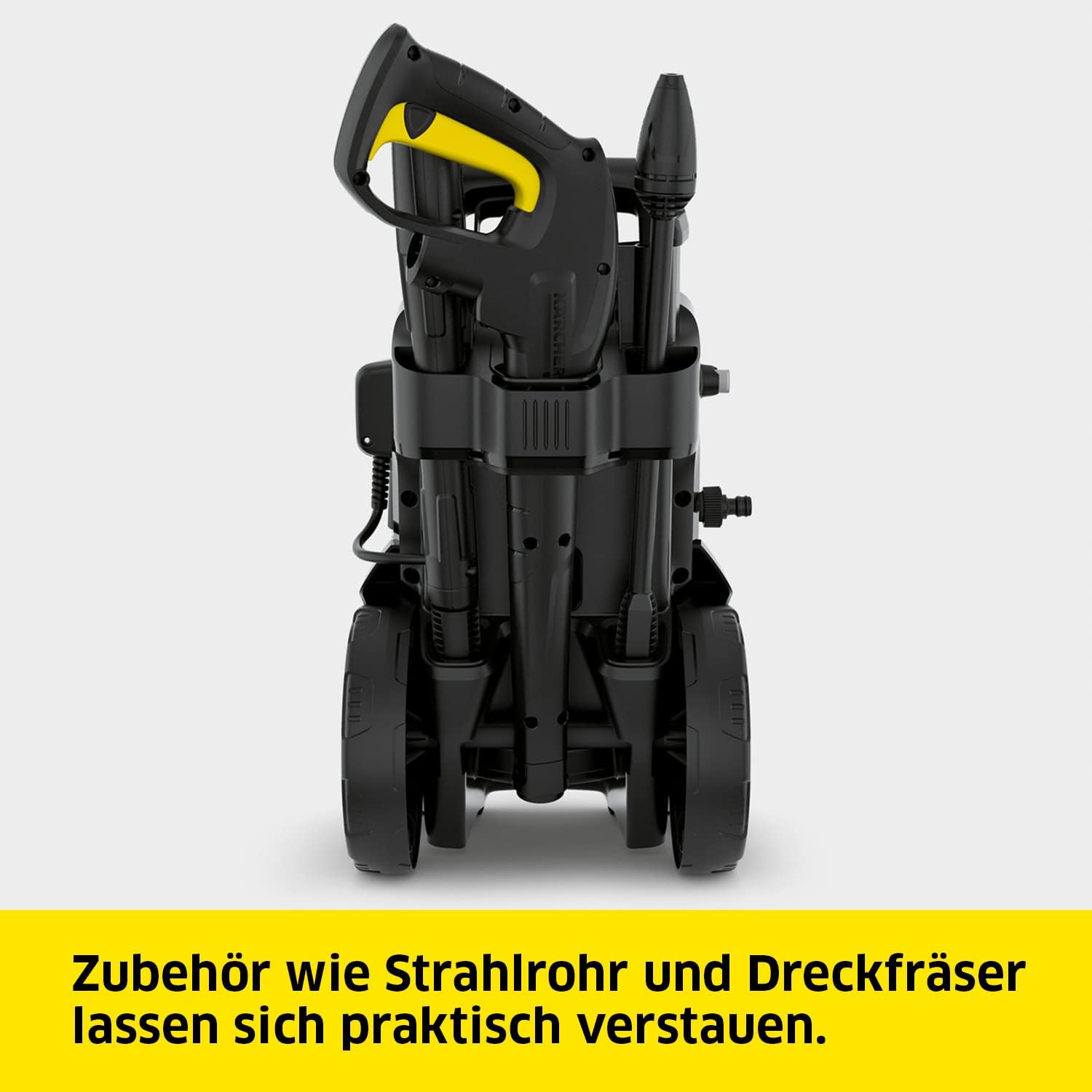 Kärcher Hochdruckreiniger K 7 Premium Power Home, Druck: 180 bar, Durchfluss: 600 l/h, Flächenleistung: 60 m²/h, Leistung: 3.000 W, Schlauchtrommel, mit Pistole, Dreckfräser, Strahlrohr