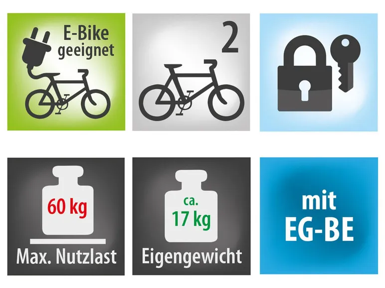 EUFAB Fahrradträger »E-Bike II Pro«