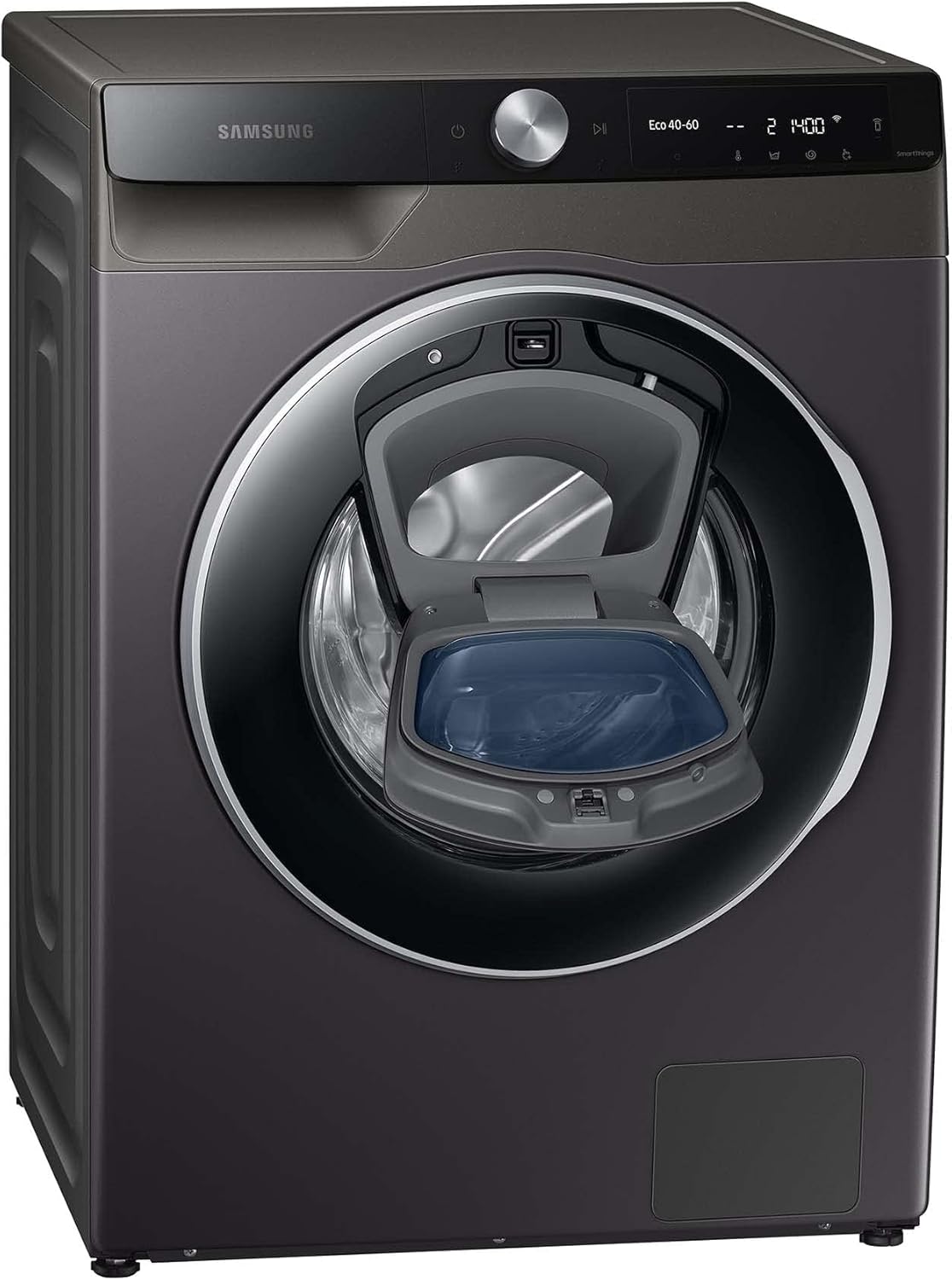 Samsung WW80T554ATW/S2 Waschmaschine, 8 kg, 1400 U/min, Ecobubble, AddWash, WiFi-SmartControl, Hygiene-Dampfprogramm, Weiß