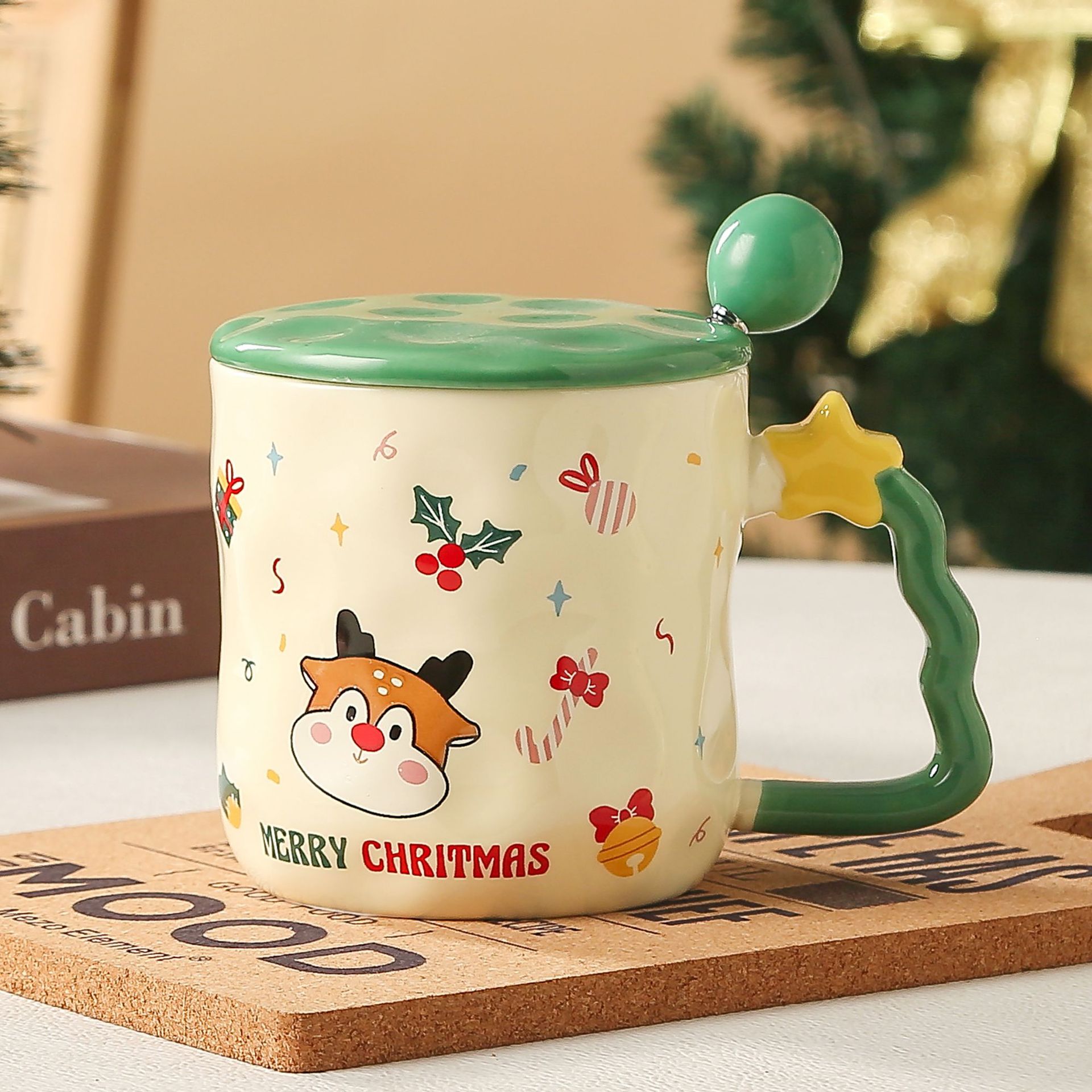 Christmas Reindeer Ceramic Mug