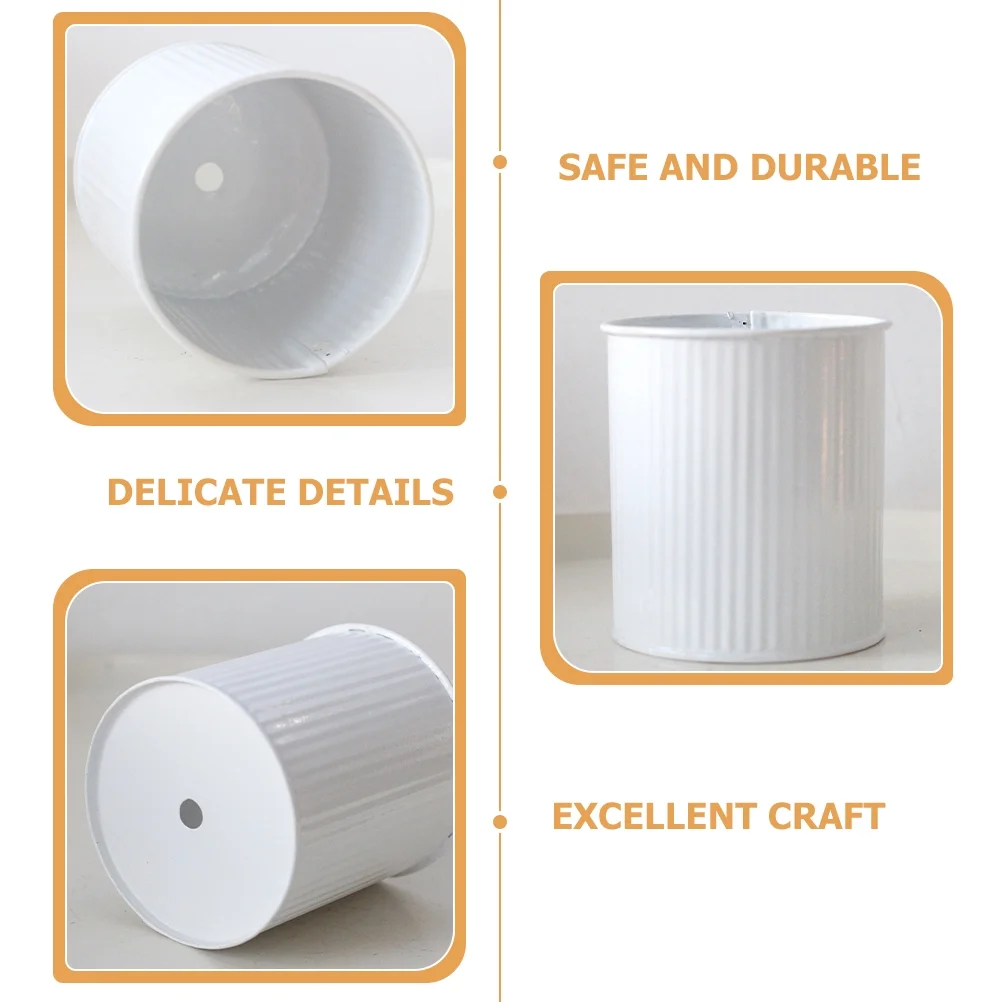 DIY Flower Arrangement Pot Garden Planter Decor Office White