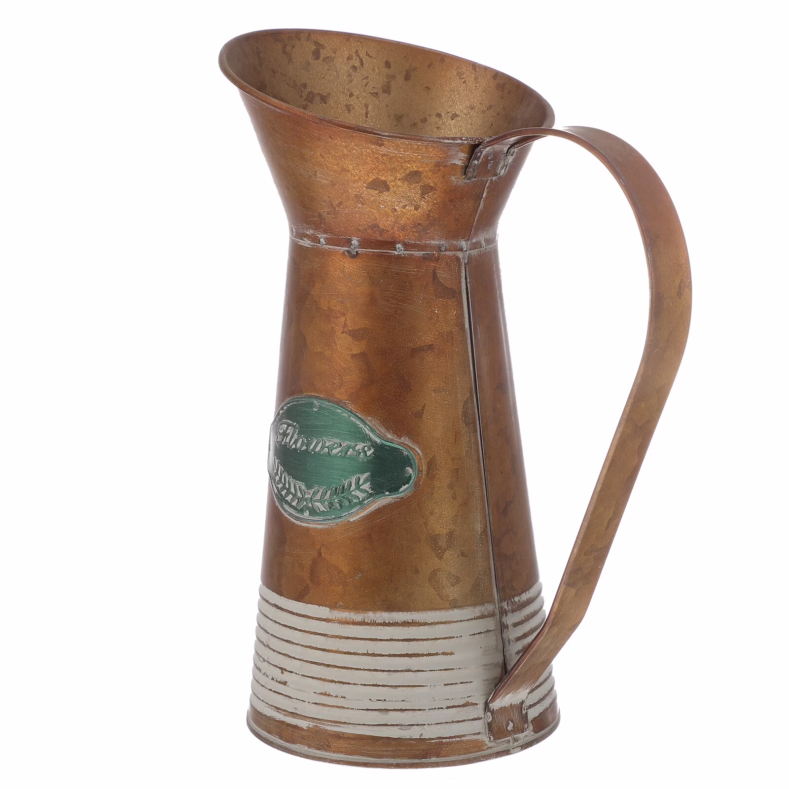 Retro Wrought Iron Flower Pot Beautiful Vase Baby