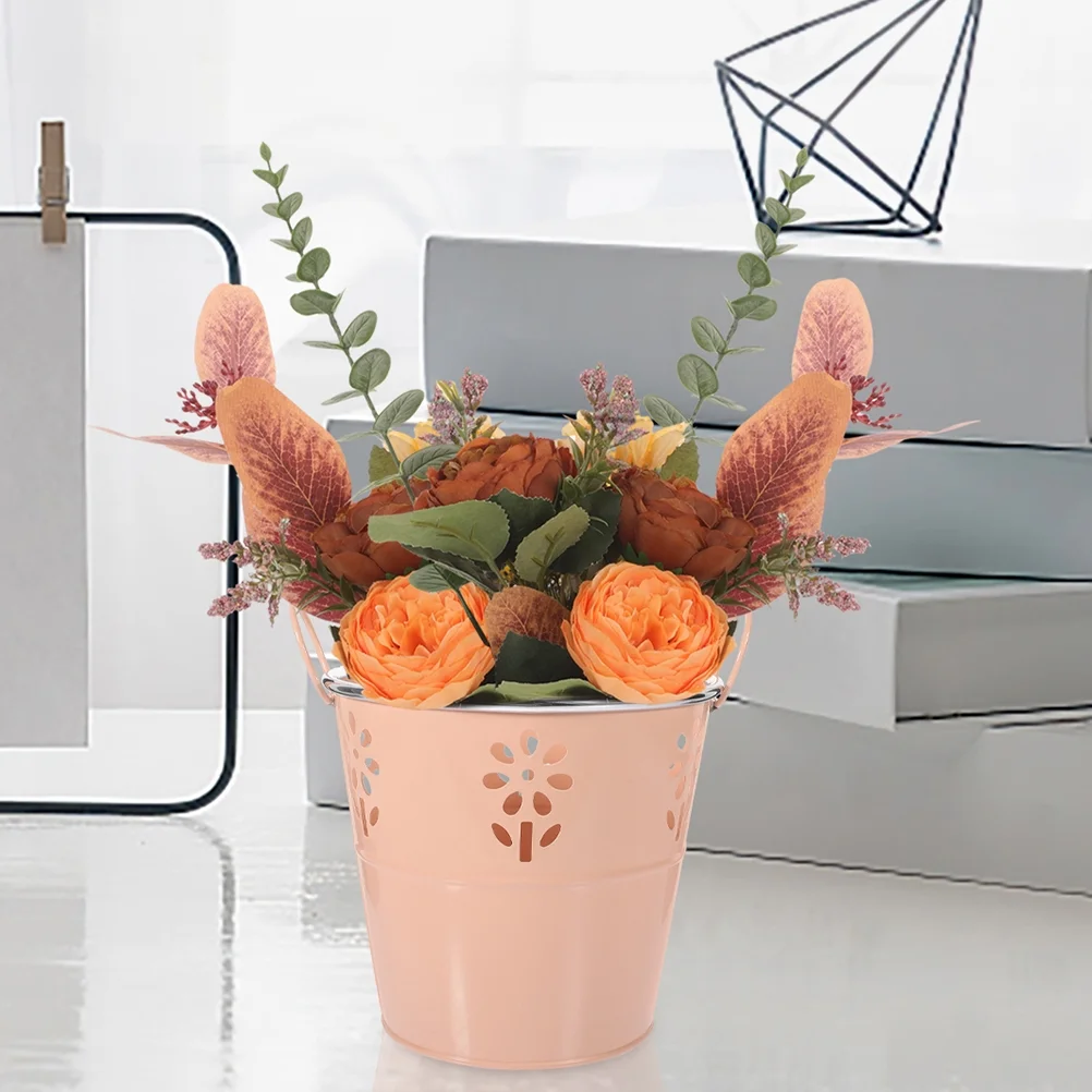 Extra Large Pots Outdoor Buckets Flowerpot Office 18.00X16.00X14.00CM