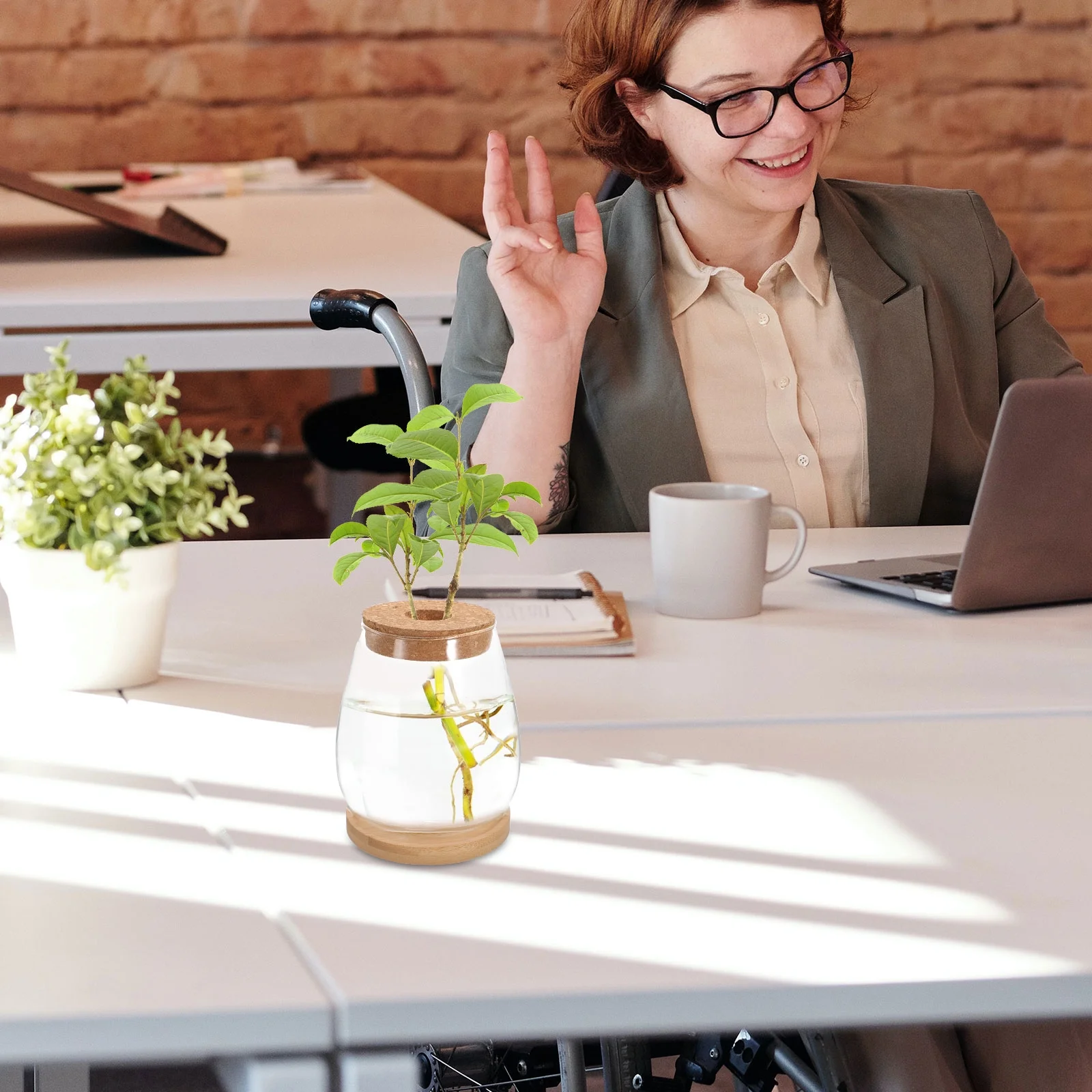 Landscape Flower Desktop Vase Plant Terrarium