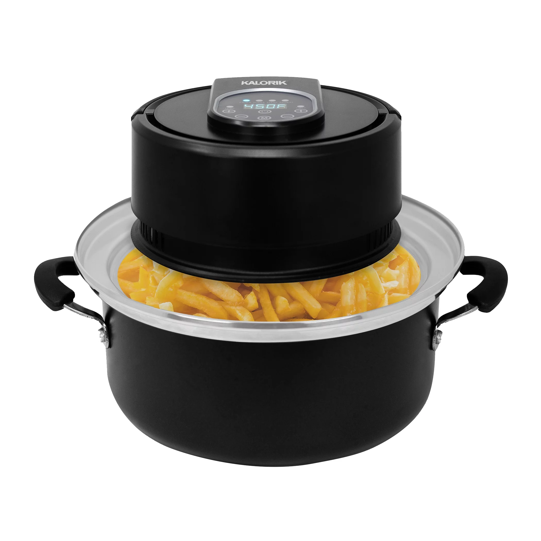 Kalorik® Digital Universal Air Fryer Lid for Pressure Cookers, Pots, & Pans FT 46587 BK