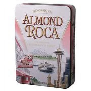 Brown & Haley Holiday Almond Roca Keepsake Tin 14 oz - Original Buttercrunch Toffee