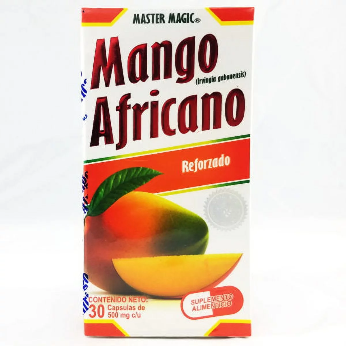 Mango Africano Natural Weight Loss Dietary Supplement 30 Capsules 500mg (2 PACK) Suplemento dietético de pérdida de peso natural Mango Africano 30 cápsulas 500 mg (paquete de 2)