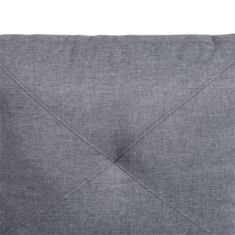 Star Home Living Corp Chris Microfiber Fabric Right Facing Sectional Grey Color