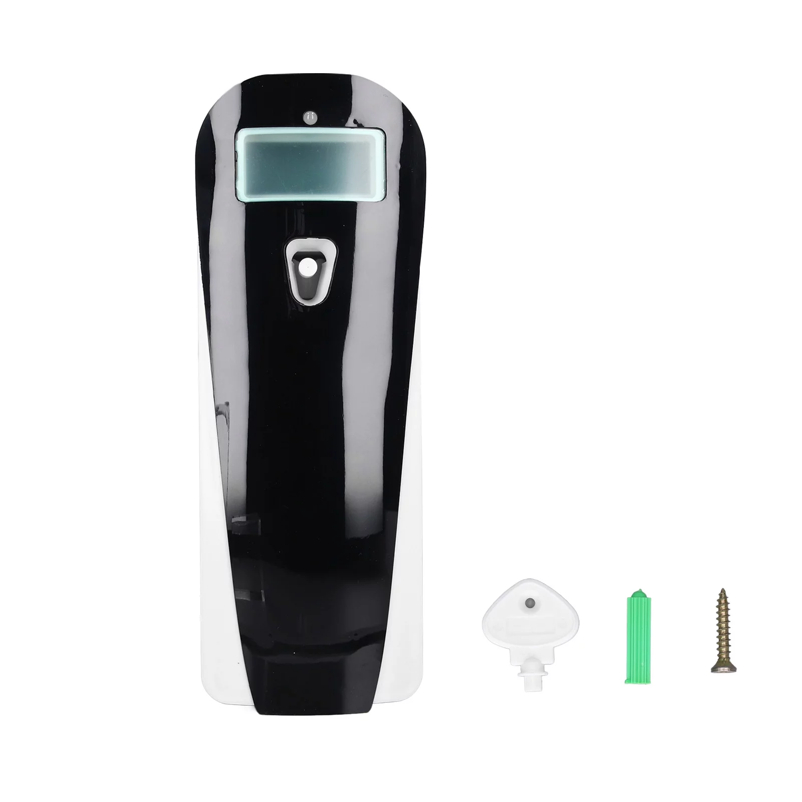 Wall Mounted Automatic Scent Dispenser Aerosol Dispenser Water Based Fragrance Enhancer Toilet Deodorizer Black