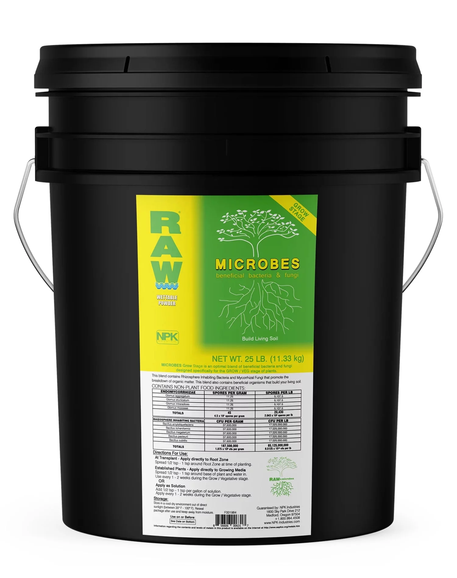 NPK Industries RAW Microbes Grow Stage
