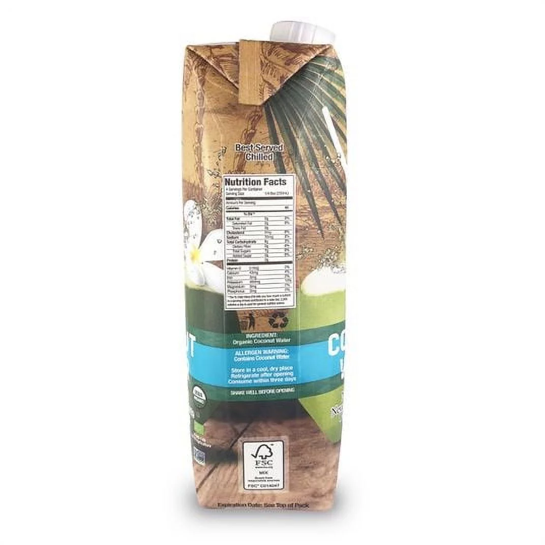 Nature's Greatest Foods Coconut Water, Organic-33.8 floz