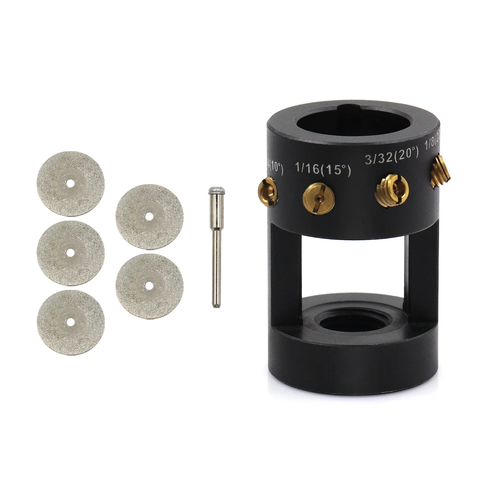 Aibecy Grinding wheel Kit,Head Tool Huiop Head 4 Cut-off Slot With 4 Cut-off Cousopo Tool With 4 Buzhi Aluminum