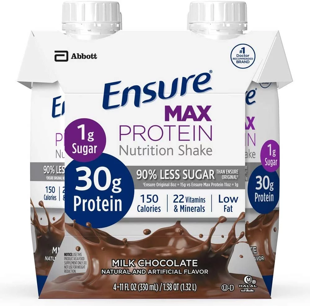 Ensure Max Protein Nutrition Shake Milk Chocolate -- 11 fl oz Pack of 3
