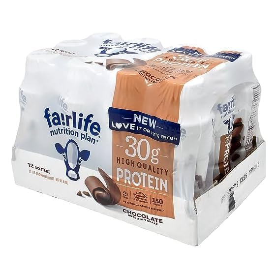 Fairlife Nutrition Plan High Protein Chocolate 30g Shake, Gelatin Free, 11.5fl.oz, 12 Pack