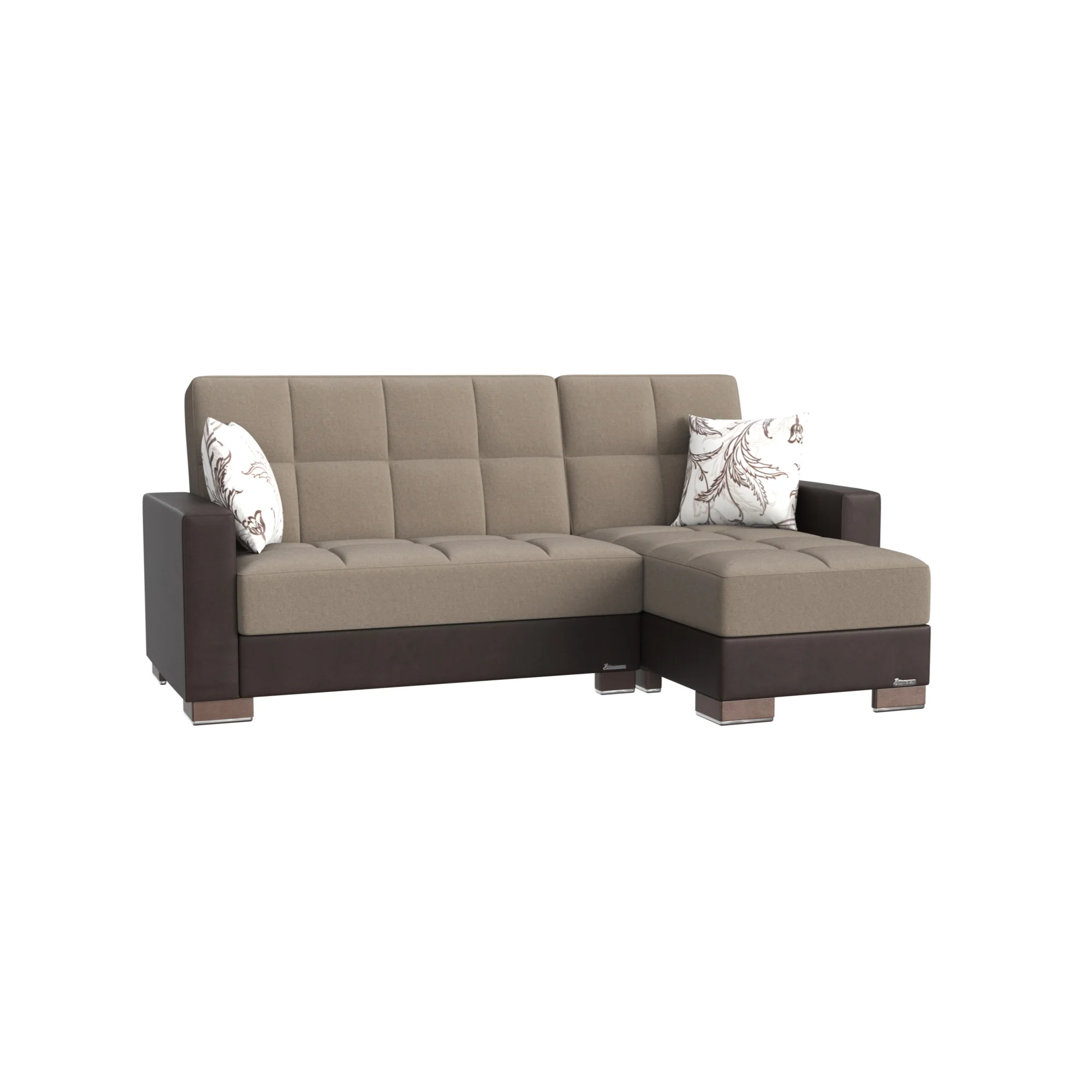ARMADA LOUNGE SECTIONAL SECTIONAL (L+C) 9 TAN/BROWN