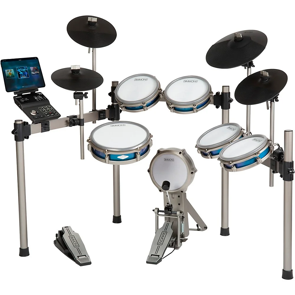 Simmons Titan 70 Electronic Drum Kit With Mesh Pads and Bluetooth